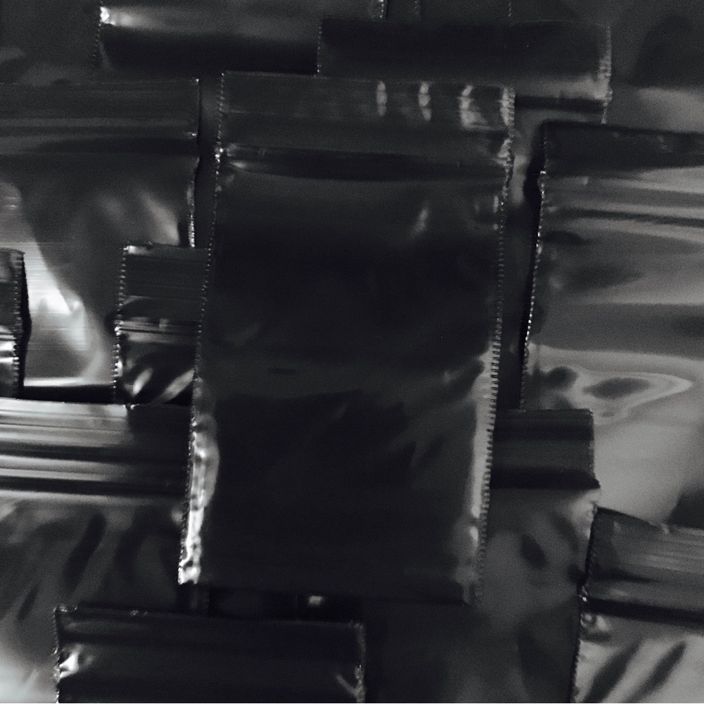 Opaque Black Resealable 200 Bags - 3” x 3”